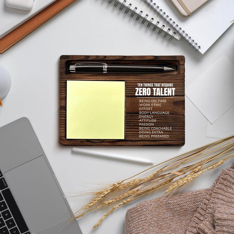 QODMGD Motivational Sticky Note Holder Inspirational Gifts for Coworkers Employees Boss, Encouragement Gifts Post It Note Dispenser for Office Cubicle Desk Decor - Image 5
